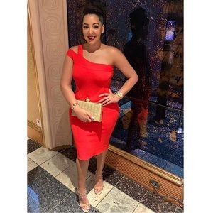 Beautiful red dress..